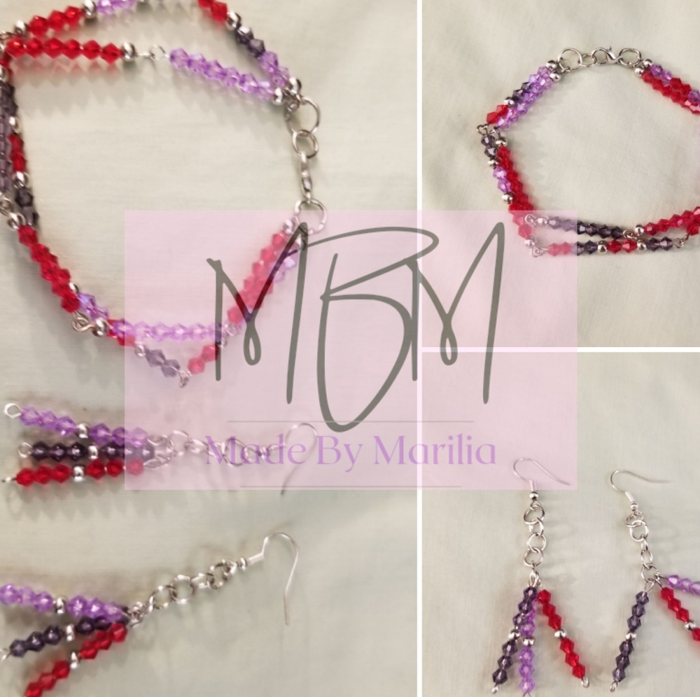 Handmade Bracelet and Earrings set